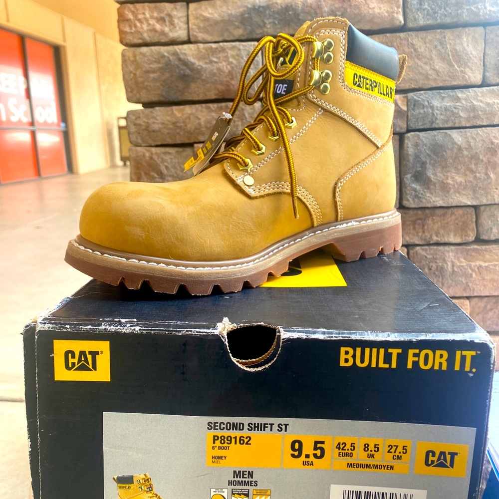 CAT Work Boots (Steel Toe)